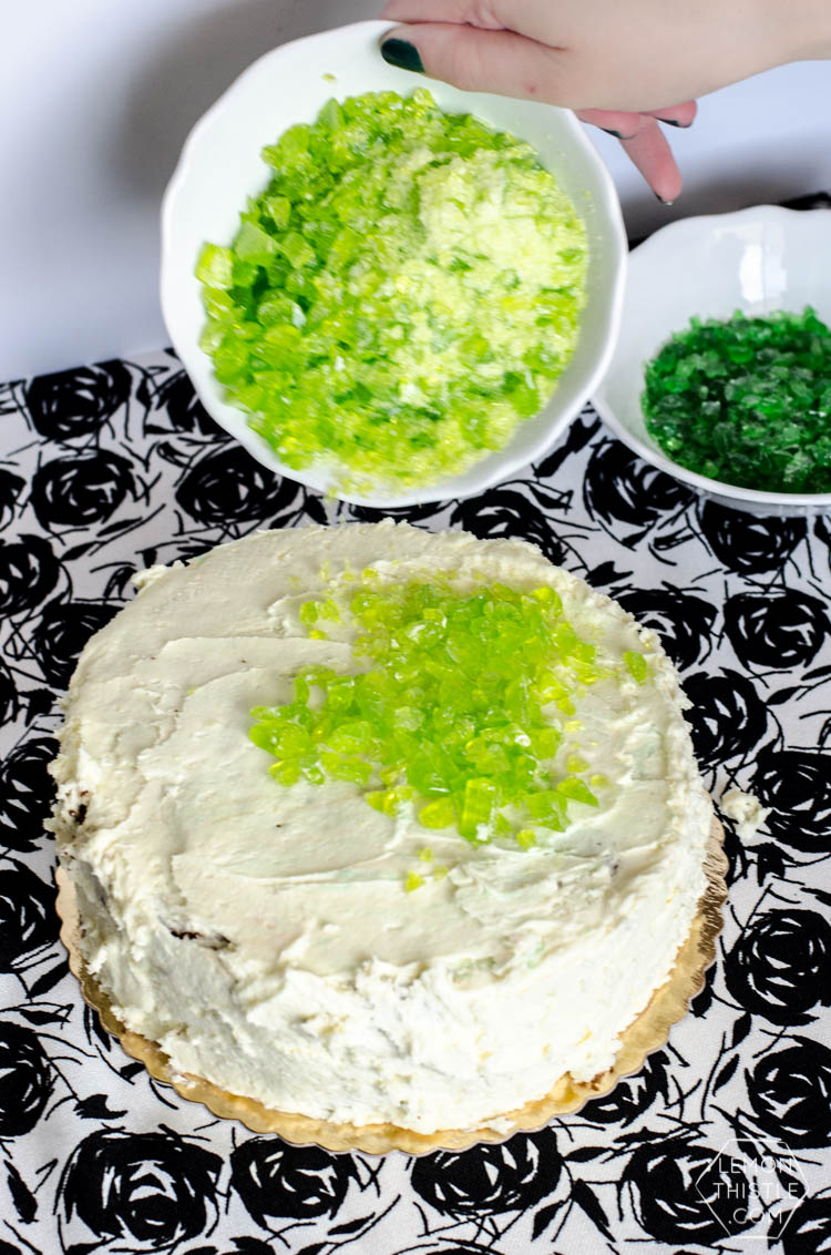 DIY Candy Coated Grocery Store Cake Makeover