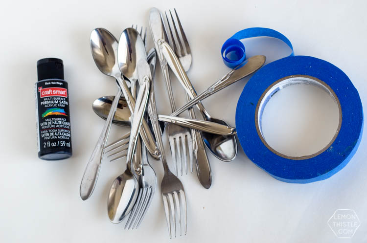 DIY Paint Dipped Silverware (That You can Actually Wash!)