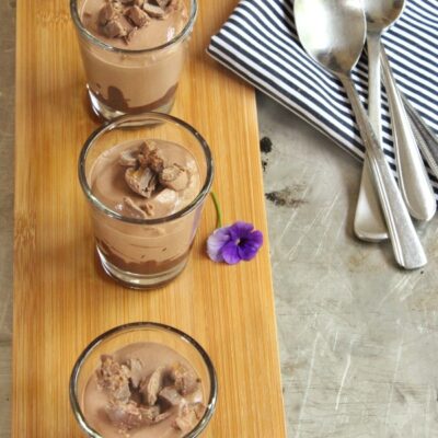 Cheaters Easter Egg Chocolate Mousse- YUM!