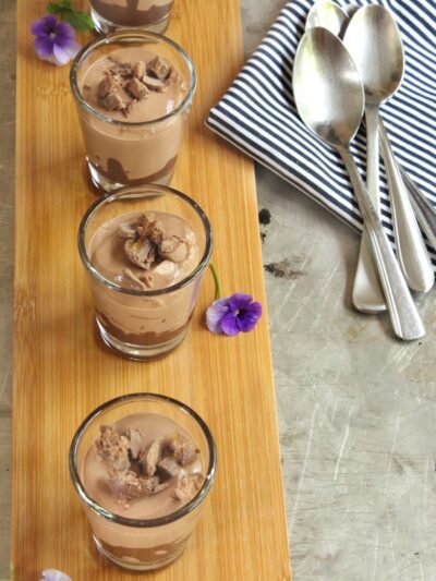 Cheaters Easter Egg Chocolate Mousse- YUM!