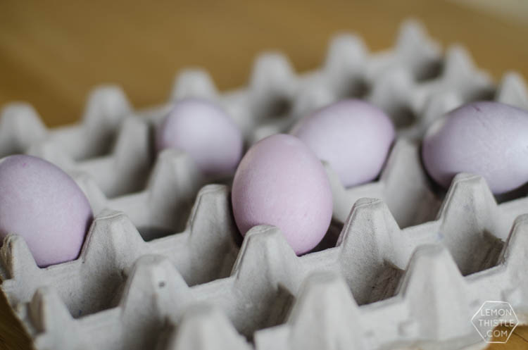 DIY Pastel and Gold Leaf Easter Eggs