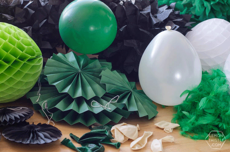 How to build a giant party garland!