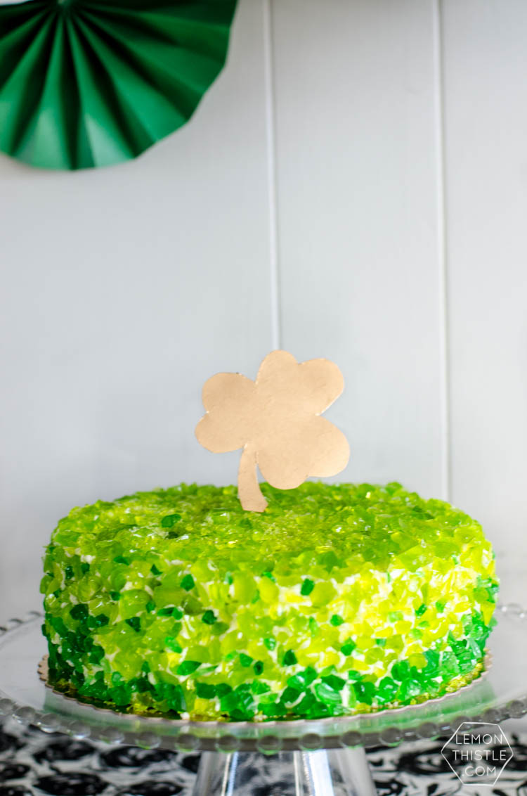 DIY Candy Coated Grocery Store Cake Makeover