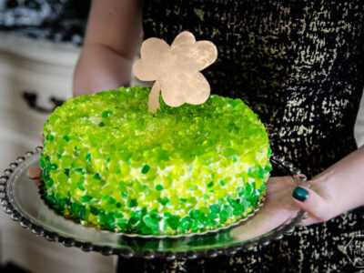 DIY Candy Coated Grocery Store Cake Makeover