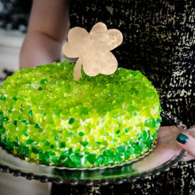 DIY Candy Coated Grocery Store Cake Makeover