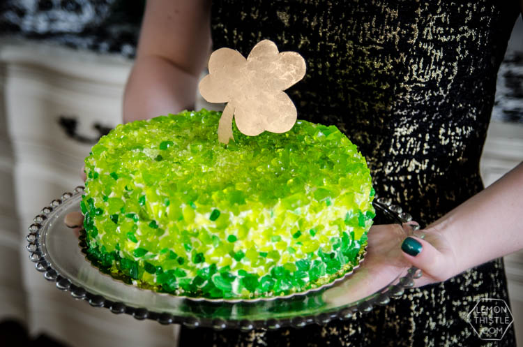 DIY Candy Coated Grocery Store Cake Makeover