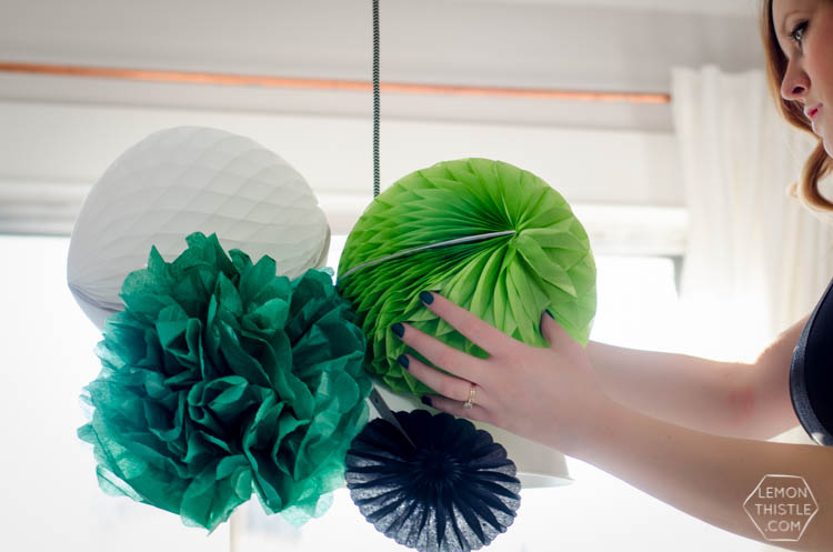 How to build a giant party garland!