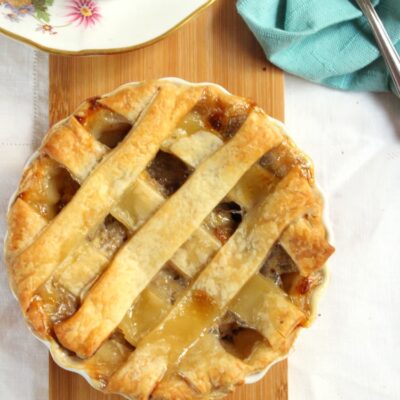 Chocolate Chip Banana Nutella Pie For One- Holy Yum!