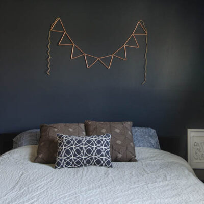 DIY Copper Pipe Bunting