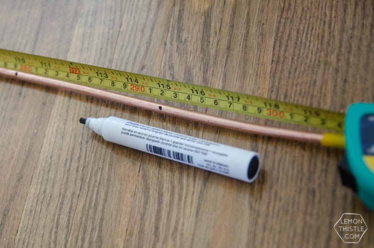 DIY Copper Pipe Bunting