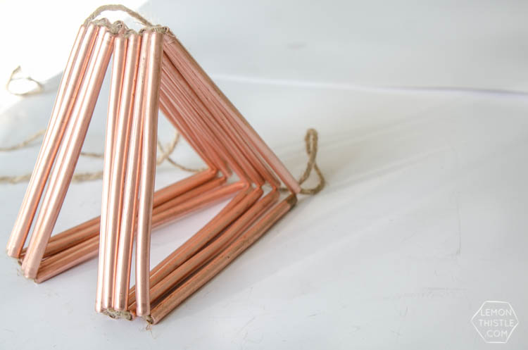 DIY Copper Pipe Bunting