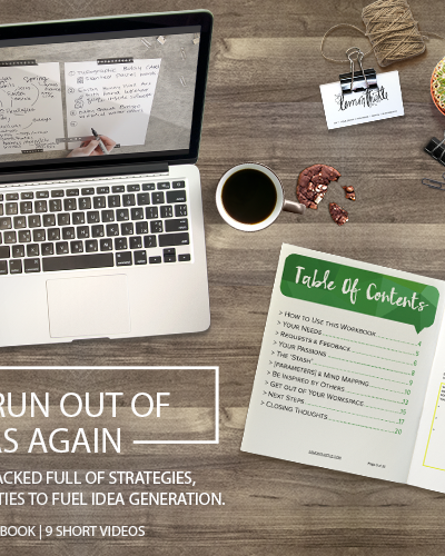 Never Run Out of Ideas Again Share Mini E Course... I love the look of this one!