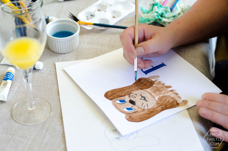 Painting Party Baby Shower and ABC Baby Book