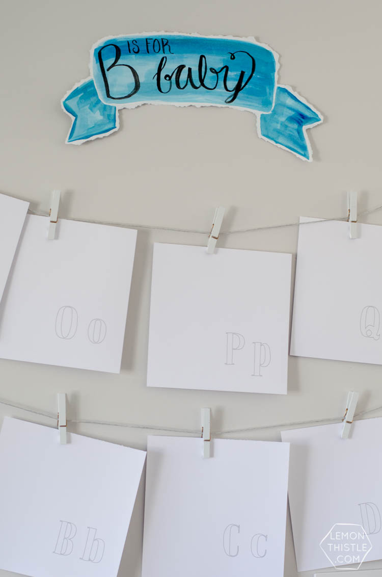 Painting Party Baby Shower and ABC Baby Book