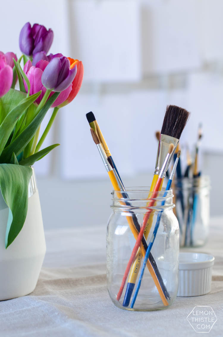 Painting Party Baby Shower and ABC Baby Book