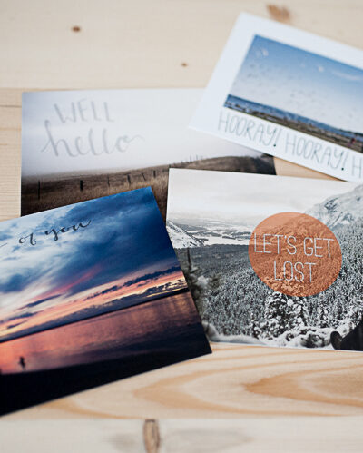Hand Lettered & Typographic Postcards- Free Download, Product, and Giveaway