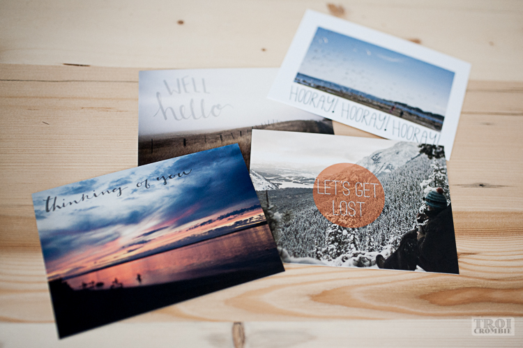 Hand Lettered & Typographic Postcards- Free Download, Product, and Giveaway