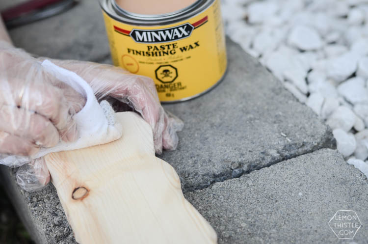 DIY Geometric Candle Holder out of Raw Wood- I love how simple this is!