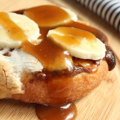 Banana Caramel Pizza