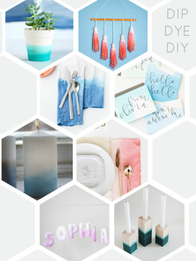8 Dip Dye DIYs to Try... I love the ombre look! I have to try some of these