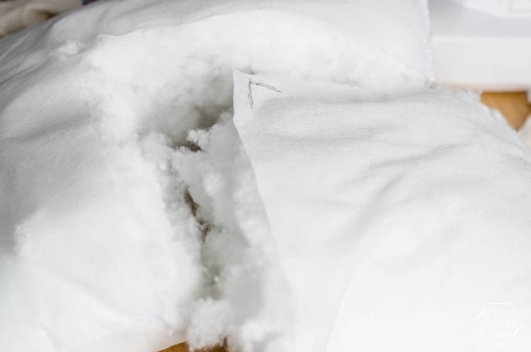 DIY Vintage Oats Pillow Cover
