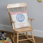 DIY Vintage Oats Pillow Cover