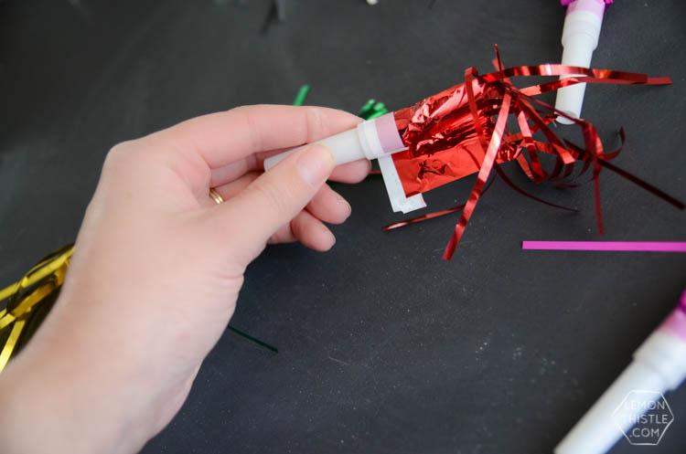 DIY Dip Dye Party Horns- so much fun!