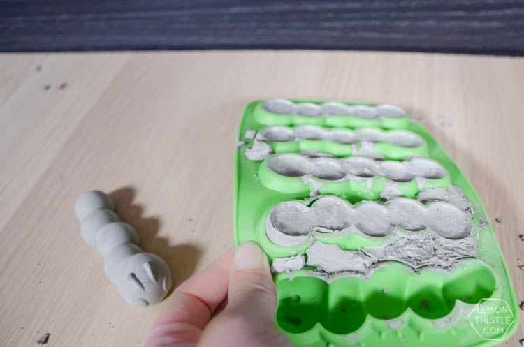 DIY Cement Garden Markers- from ice cube trays!