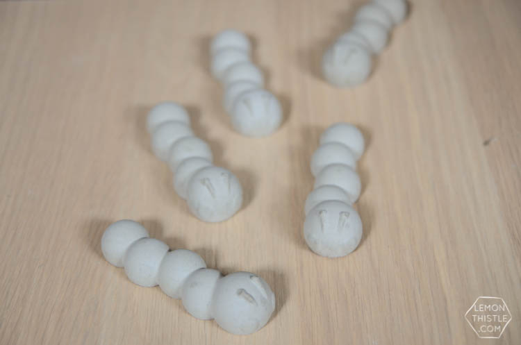 DIY Cement Garden Markers- from ice cube trays!