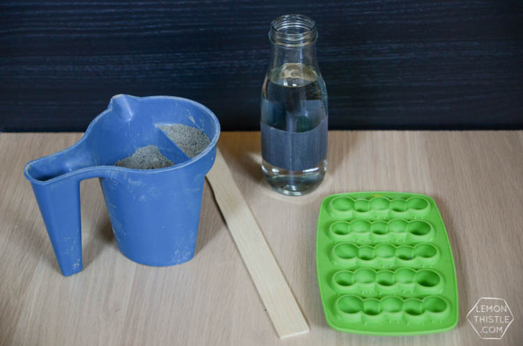 DIY Cement Garden Markers- from ice cube trays!