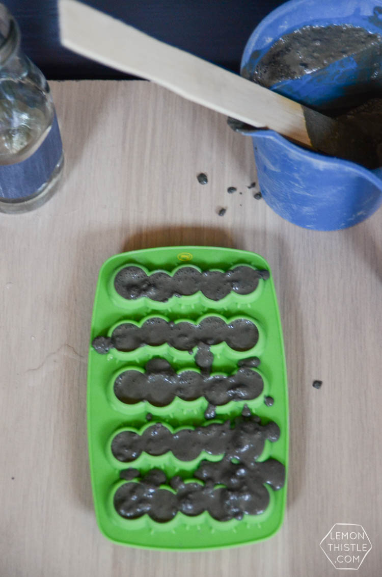 DIY Cement Garden Markers- from ice cube trays!