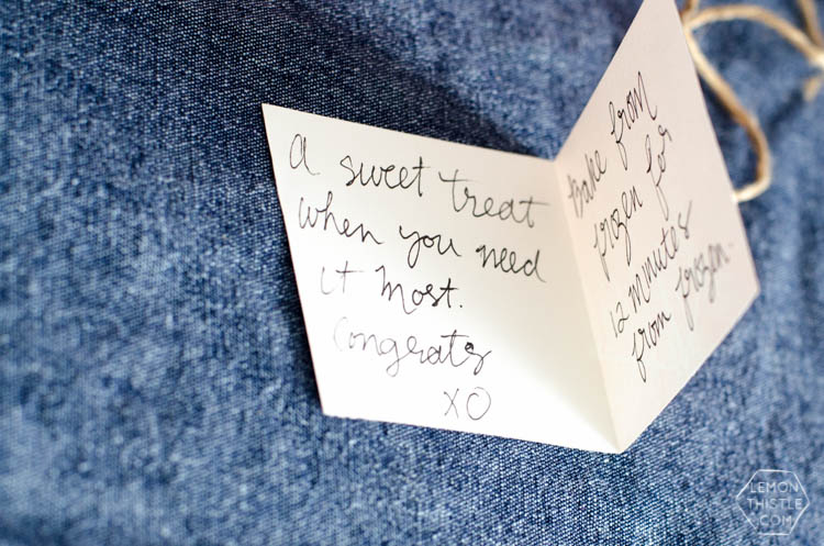 DIY Cookie Dough Care Package- what a great gift idea for a new mom!