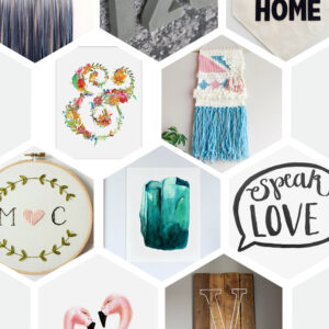 Gift Ideas for their Walls- Something awesome for their wedding shower (and every one comes in under $60!)