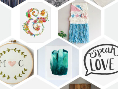 Gift Ideas for their Walls- Something awesome for their wedding shower (and every one comes in under $60!)