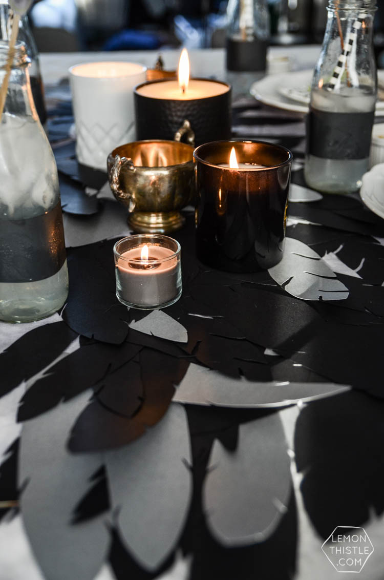 Miss to Mrs Boho Black and White Party