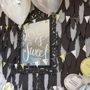 2 Boho Feather Walls and a Table runner... and 7 Free Feather Templates!