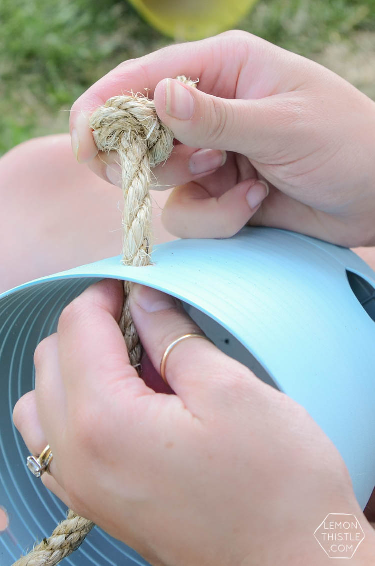 DIY Hanging Patio Planters