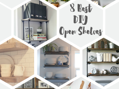 8 Best DIY Open Shelves