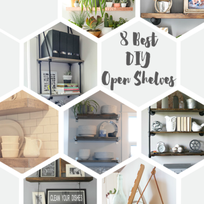 8 Best DIY Open Shelves
