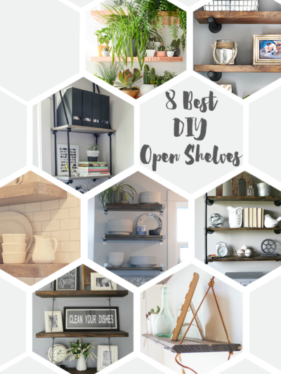 8 Best DIY Open Shelves