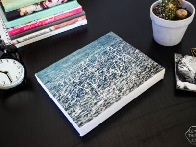 Make a Splash! Hand Lettered and Stitched Photo Canvas DIY