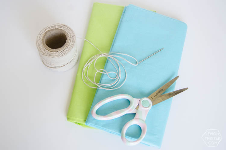 DIY Ruffled Tissue Paper Garland- so simple and costs pennies!