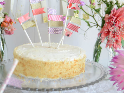 DIY Party Decor made with washi tape! So simple.