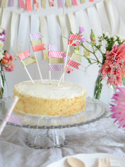DIY Party Decor made with washi tape! So simple.