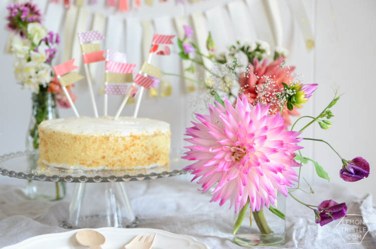 DIY Party Decor made with washi tape! So simple.