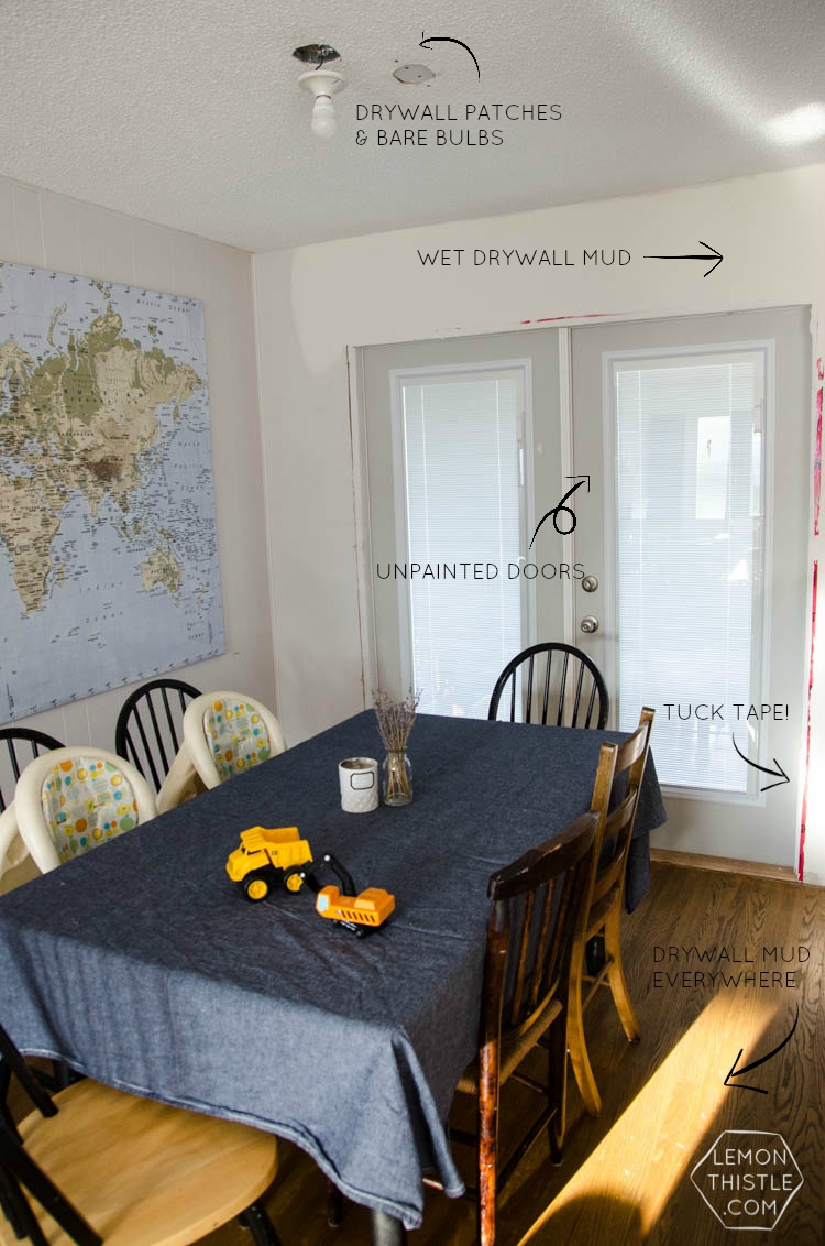 Life Doesn't Stop for Renovations- living through it with toddlers