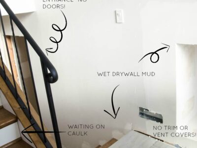 Life Doesn't Stop for Renovations- living through it with toddlers