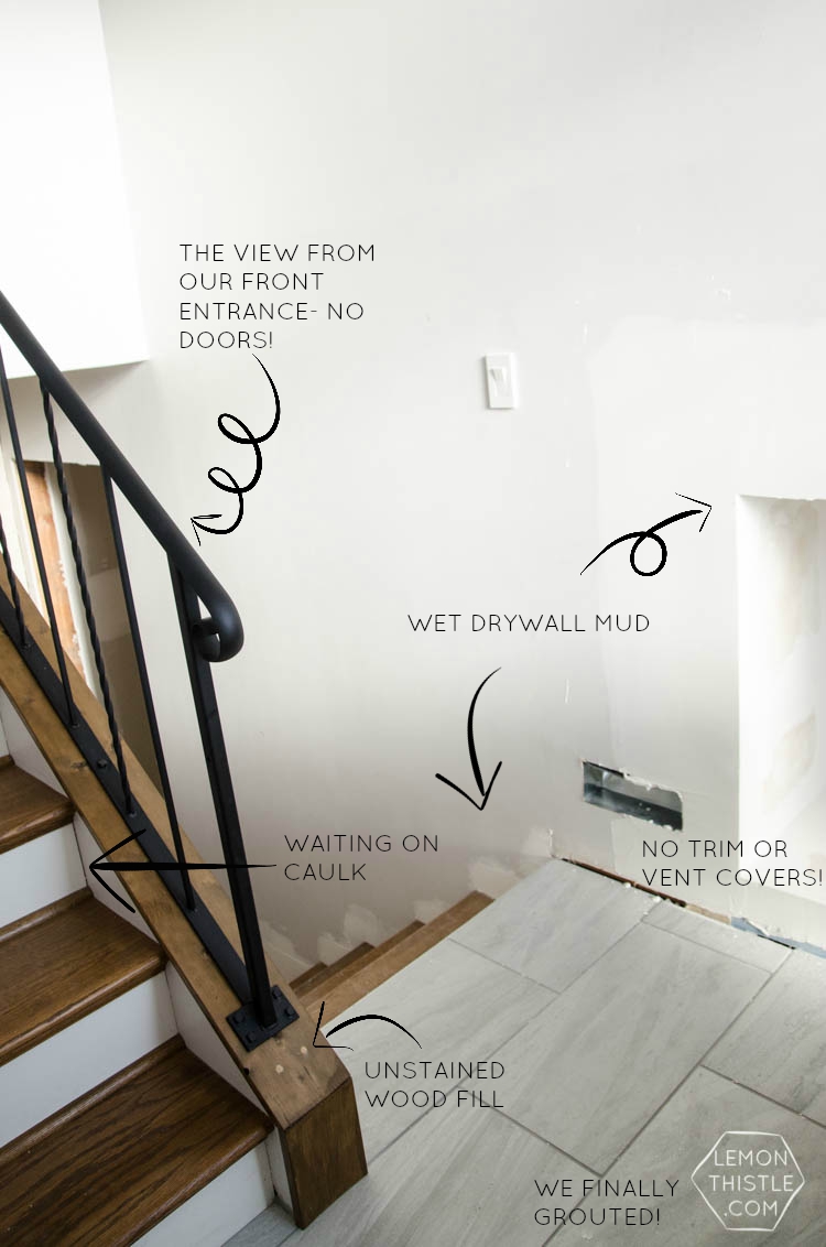 Life Doesn't Stop for Renovations- living through it with toddlers