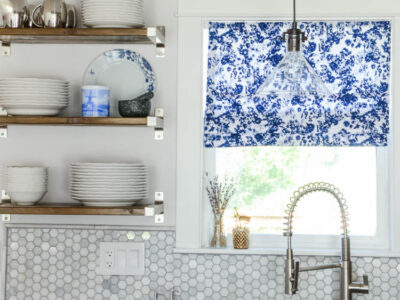 Adding personality to an all white kitchen