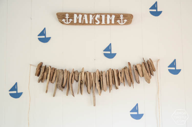 Simple Nautical Baby Shower Decorations